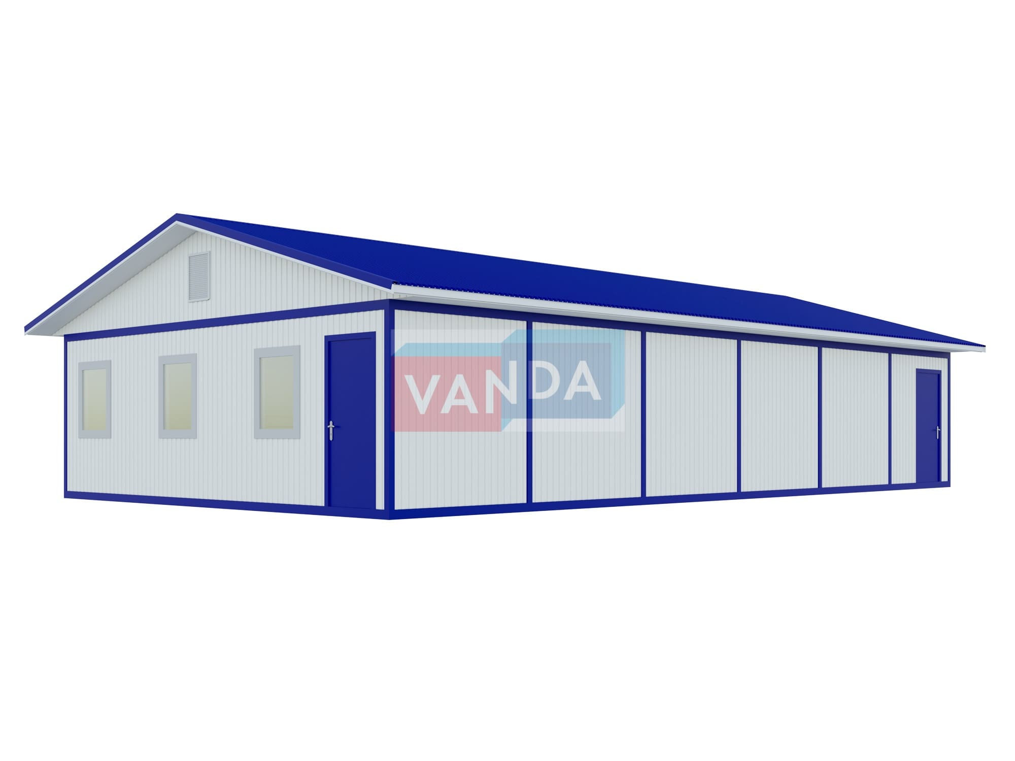 ПРОЕКТ СТОЛОВОЙ ИЗ БЛОК КОНТЕЙНЕРОВ 8x14.4