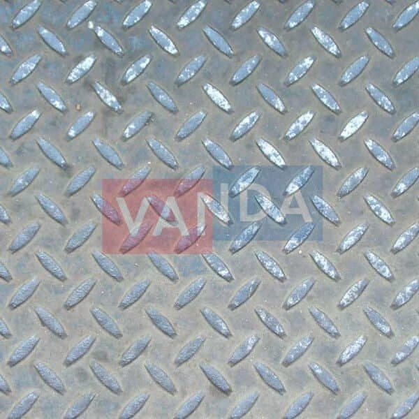 Половое покрытие металл рифлёнка 3 мм.